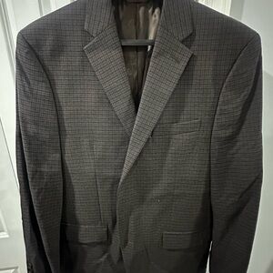 Ralph Lauren Charcoal Checkered Blazer